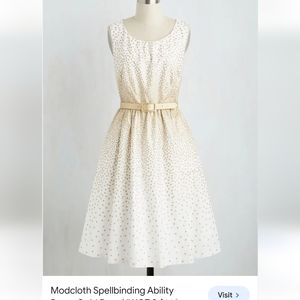 Modcloth Champagne Dreams A Line Dress